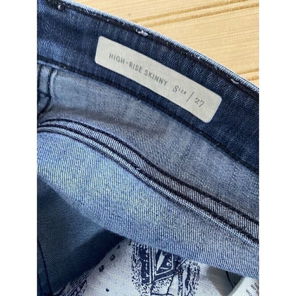 Anthropologie Pilcro & The Letterpress Women's  Distressed Skinny Jeans Size 27 - Picture 4 of 9